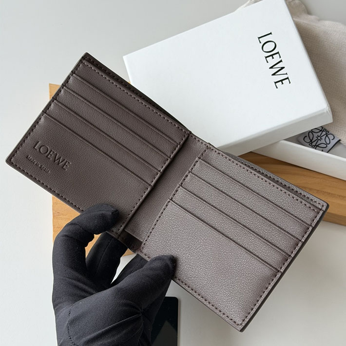 最高級ロエベスーパーコピー LOEWE パンタ バイフォールド ウォレット(シャイニーカーフ)ヴィンテージブラウン C643302X32-0041 ロエベ財布コピー - 画像 (4)