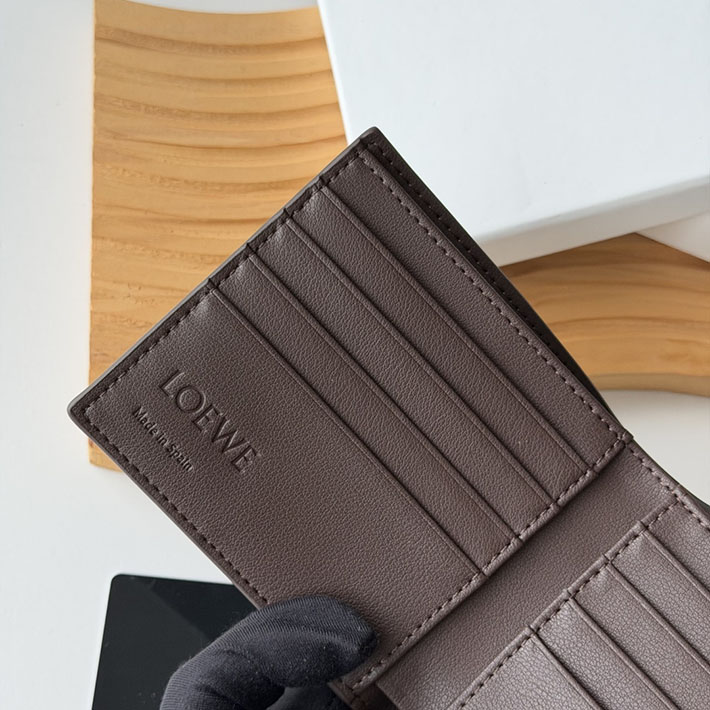 最高級ロエベスーパーコピー LOEWE パンタ バイフォールド ウォレット(シャイニーカーフ)ヴィンテージブラウン C643302X32-0041 ロエベ財布コピー - 画像 (3)