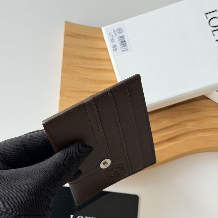 最高級ロエベスーパーコピー LOEWE パンタ プレーン カードホルダー シャイニーカーフ ヴィンテージブラウン C643322X55-0041 ロエベ カードケース アウトレット - 画像 (6)