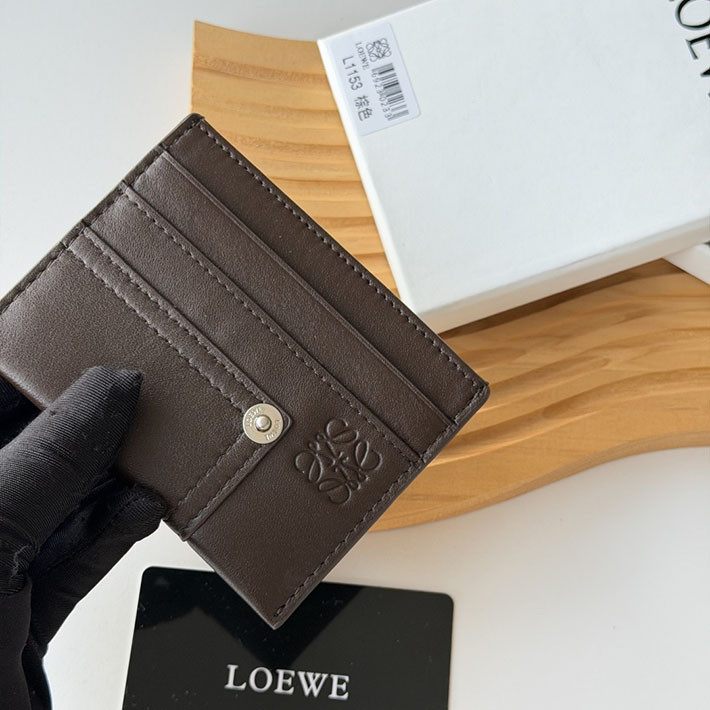 最高級ロエベスーパーコピー LOEWE パンタ プレーン カードホルダー シャイニーカーフ ヴィンテージブラウン C643322X55-0041 ロエベ カードケース アウトレット - 画像 (5)