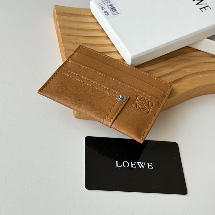 最高級ロエベスーパーコピー LOEWE パンタ プレーン カードホルダー シャイニーカーフ ライトキャニオンブラウン C643322X55-6518 ロエベ カードケース 財布代わり - 画像 (7)