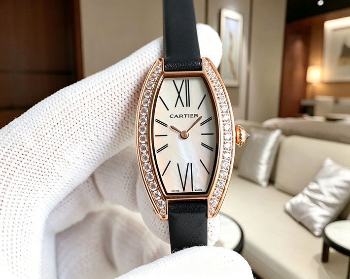 最高級カルティエ時計コピー Cartier エ・トノー ダイヤモンド レディース時計 クォーツ 2635172 カルティエ 時計 レディース 値段 - 画像 (9)