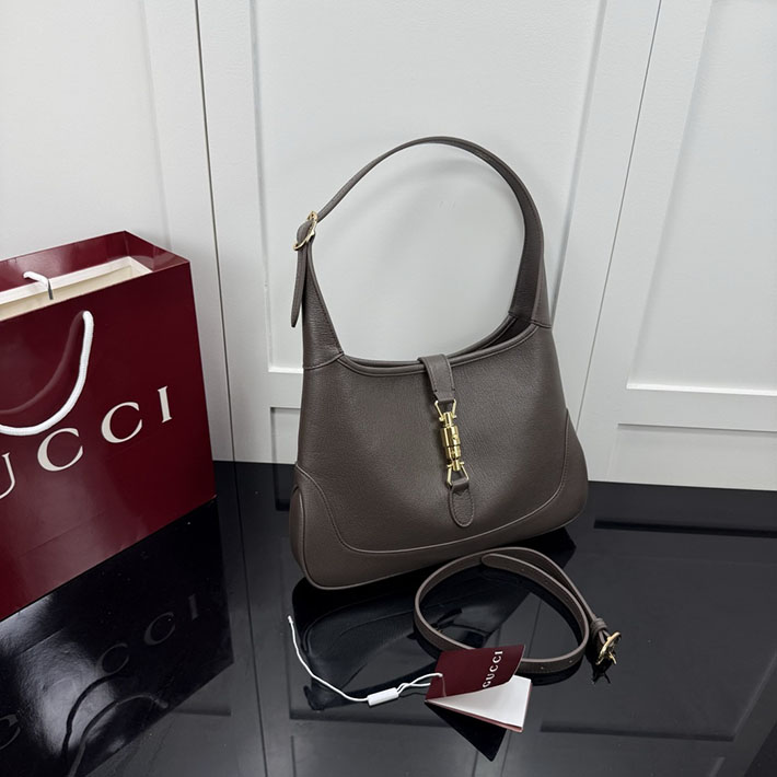 グッチ直営アウトレット店 GUCCI ジャッキー 1961 ミディアム ショルダーバッグ ダークブラウン 863136 AAGDZ 2007 グッチ バッグ 新作 - 画像 (9)