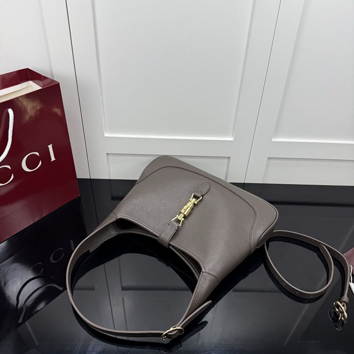 グッチ直営アウトレット店 GUCCI ジャッキー 1961 ミディアム ショルダーバッグ ダークブラウン 863136 AAGDZ 2007 グッチ バッグ 新作 - 画像 (7)