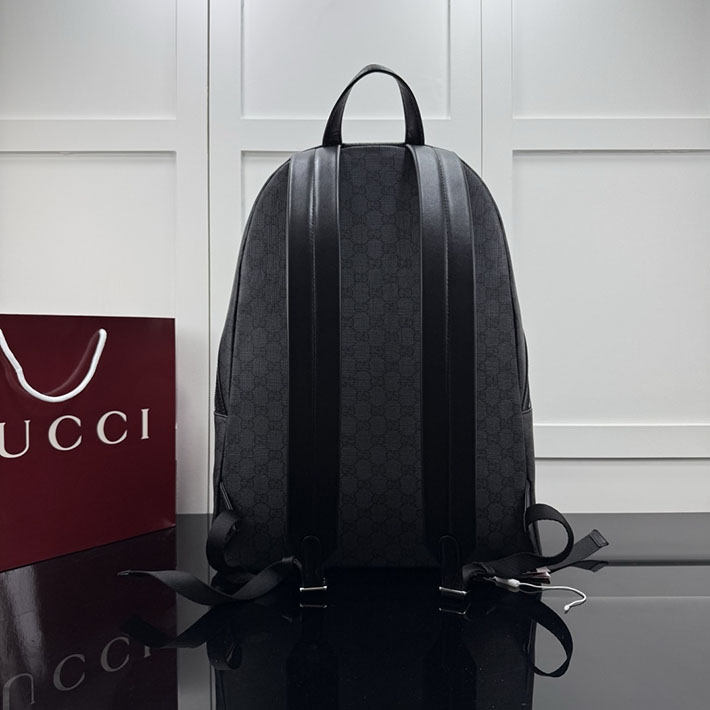 グッチ直営アウトレット店 GUCCI エッセンス クラシック ミディアム バックパック ブラック A0020S FAGAA 1000 グッチ リュック メンズ - 画像 (8)