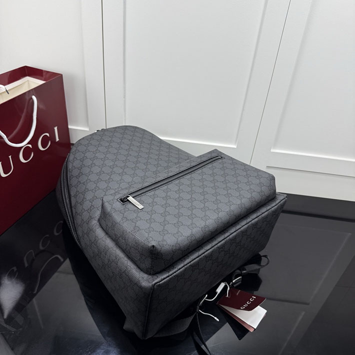 グッチ直営アウトレット店 GUCCI エッセンス クラシック ミディアム バックパック ブラック A0020S FAGAA 1000 グッチ リュック メンズ - 画像 (6)