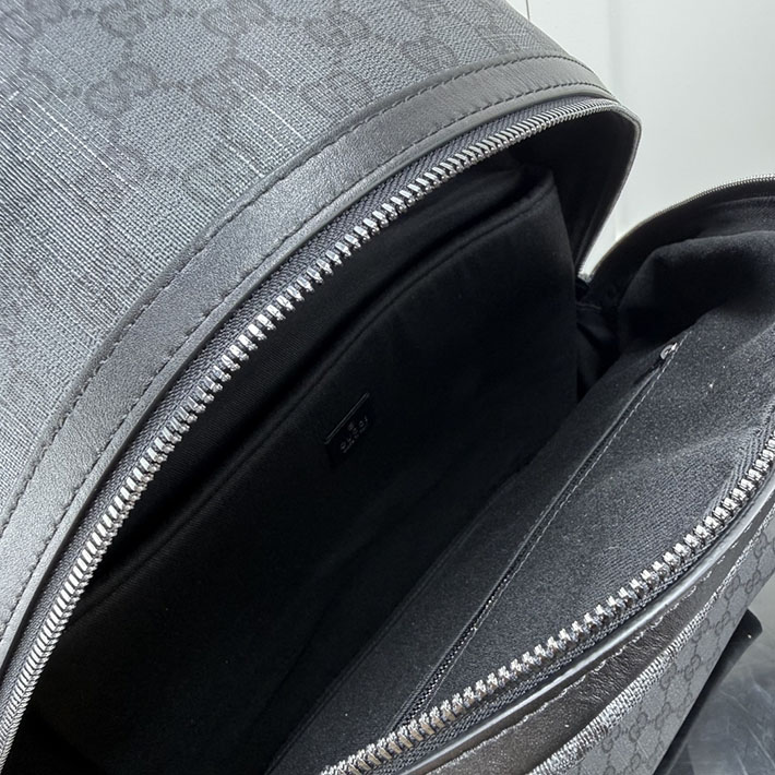グッチ直営アウトレット店 GUCCI エッセンス クラシック ミディアム バックパック ブラック A0020S FAGAA 1000 グッチ リュック メンズ - 画像 (4)