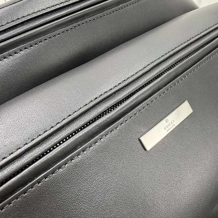 グッチ直営アウトレット店 GUCCI タグ ミディアム クロスボディバッグ ブラック 875377 AAGSW 1000 グッチ バッグ メンズ - 画像 (5)