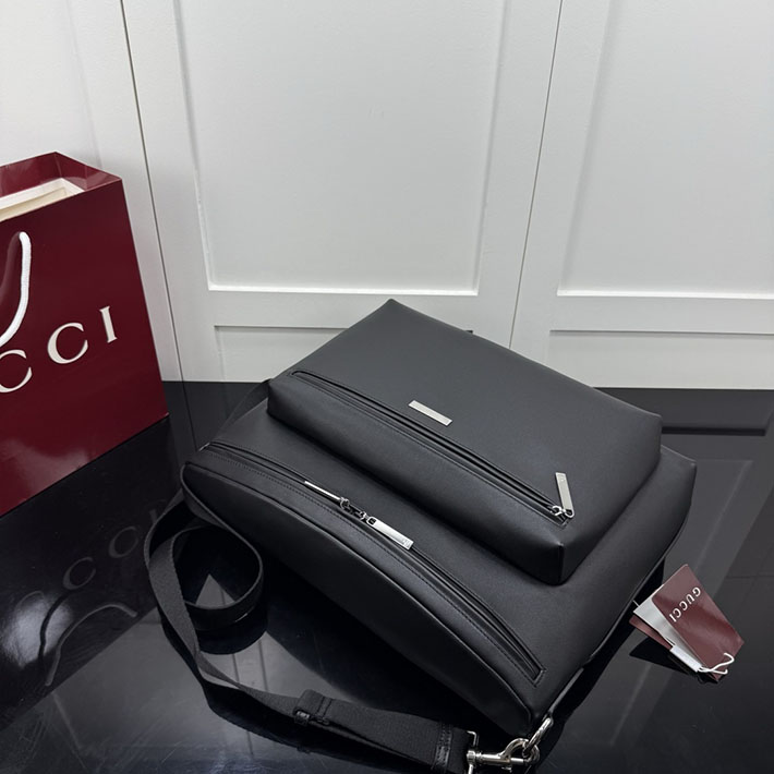 グッチ直営アウトレット店 GUCCI タグ ラージ クロスボディバッグ ブラック 875369 AAGSW 1000 GUCCI バッグ人気ランキング - 画像 (7)