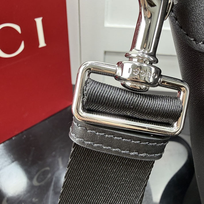 グッチ直営アウトレット店 GUCCI タグ ラージ クロスボディバッグ ブラック 875369 AAGSW 1000 GUCCI バッグ人気ランキング - 画像 (5)