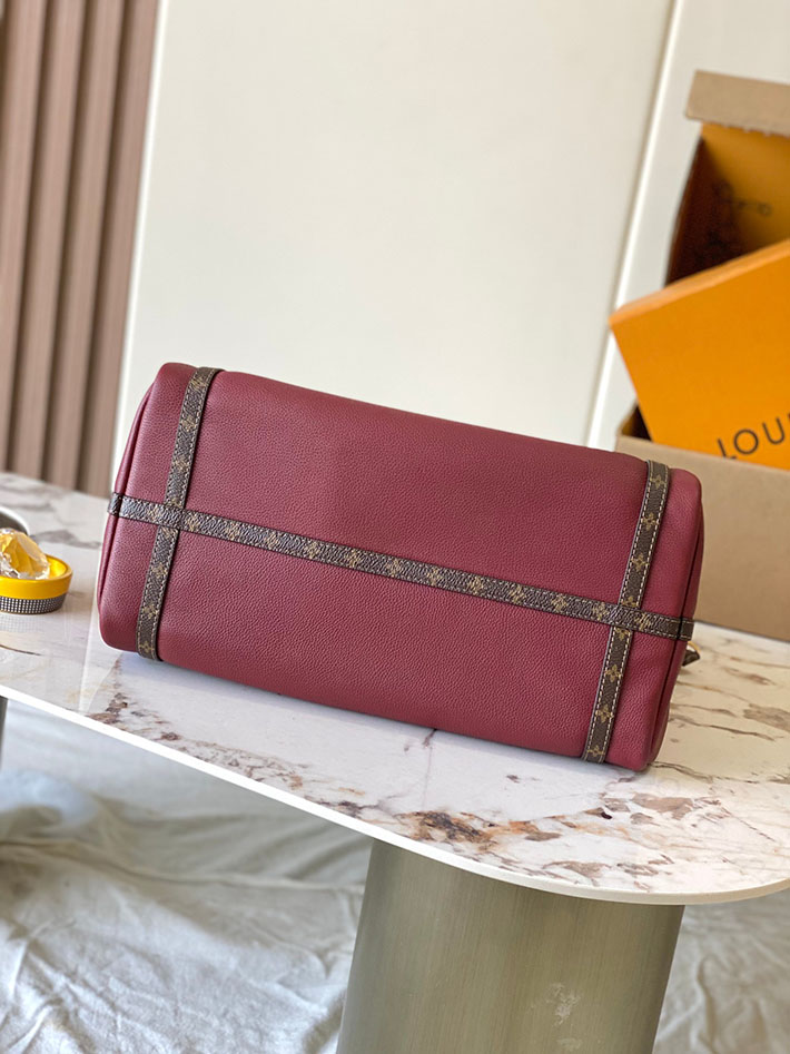 ルイヴィトン バッグ 新作 Louis Vuitton Express MM エクスプレスMM ワインレッド M27689 ルイヴィトン ハンドバッグ レディース - 画像 (9)