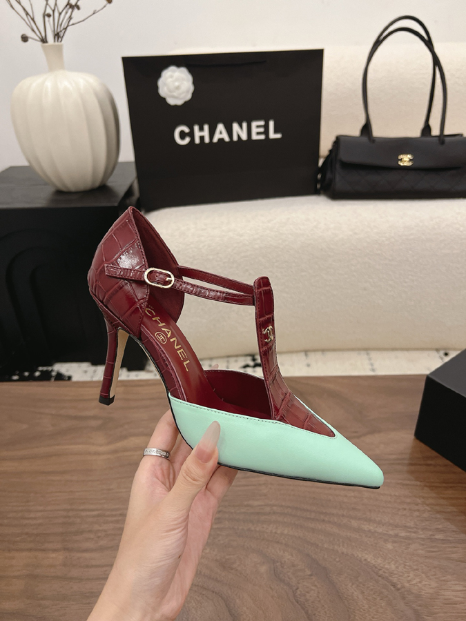 最高級シャネルスーパーコピー シャネル スリングバック ヒール ダブルC シャネルバイカラーパンプス - 画像 (5)